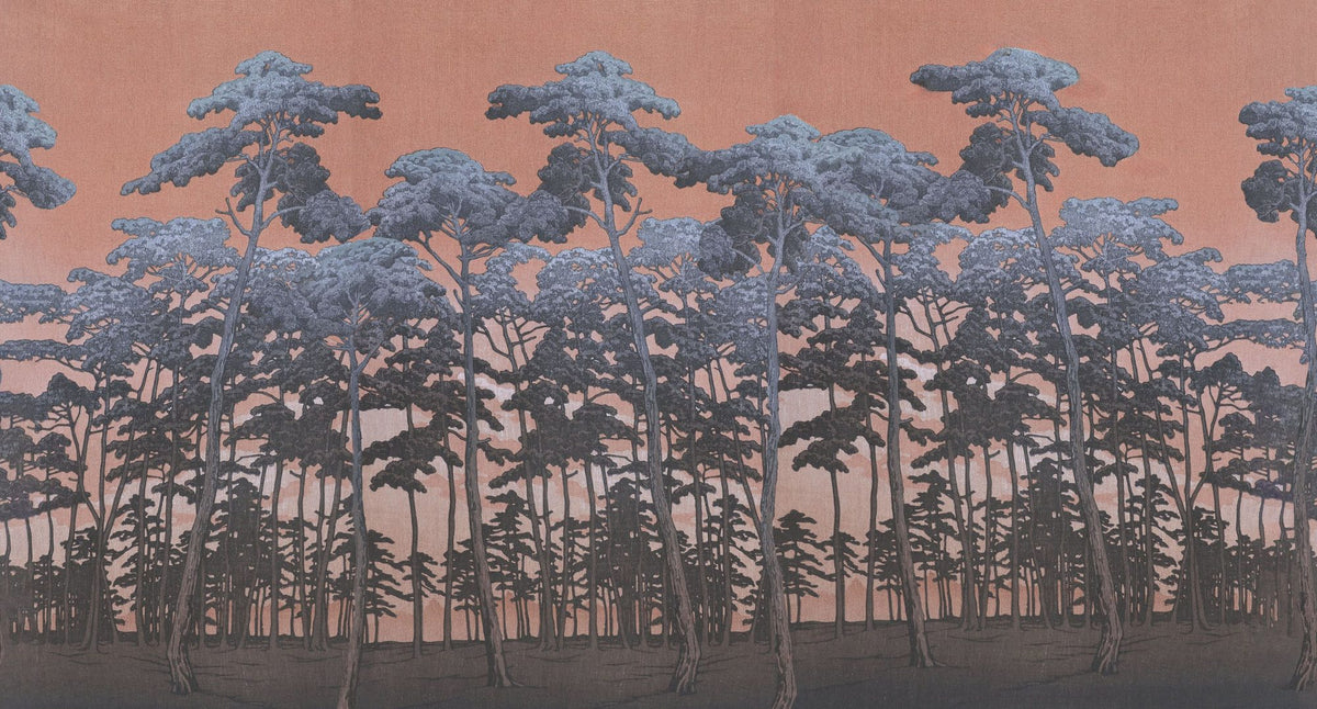 Tranquil Pinescape, Sunset Mural Wallpaper - pure wallpaper artwork