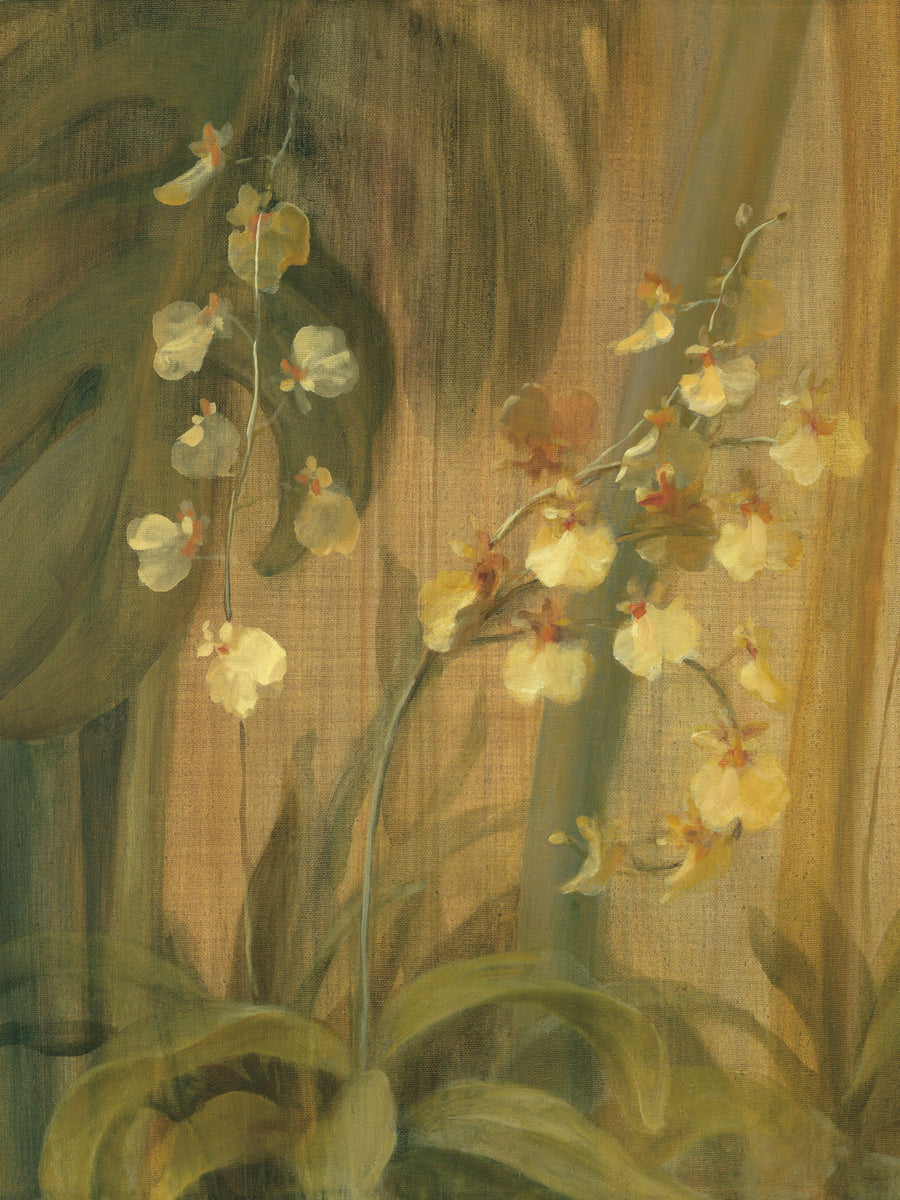 Yellow Orchid I Mural Wallpaper