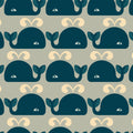 Wandering Whales, Teal Mural Wallpaper - pure wallpaper artwork
