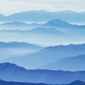 Misty Mountain Layers Mural Wallpaper - pure wallpaper artwork
