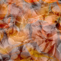Sunset Floral Waves Mural Wallpaper - pure wallpaper artwork