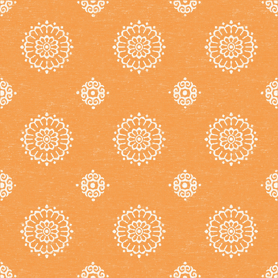 Atlantic Orange Mural Wallpaper