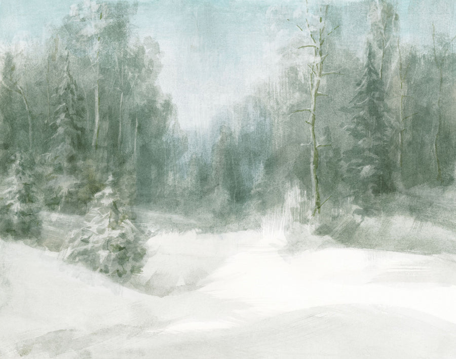 Peaceful Holiday Mural Wallpaper