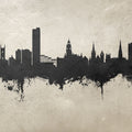 Sheffield England Skyline Concrete Mural Wallpaper - pure wallpaper artwork