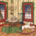 Home For the Holidays III Mural Wallpaper - Red Tone - pure wallpaper artwork