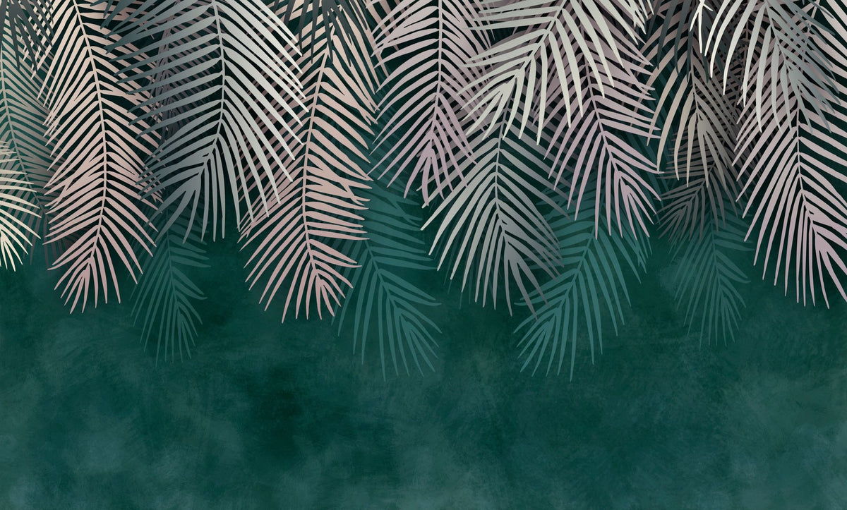 Palms Up Ahead Mural Wallpaper - pure wallpaper artwork