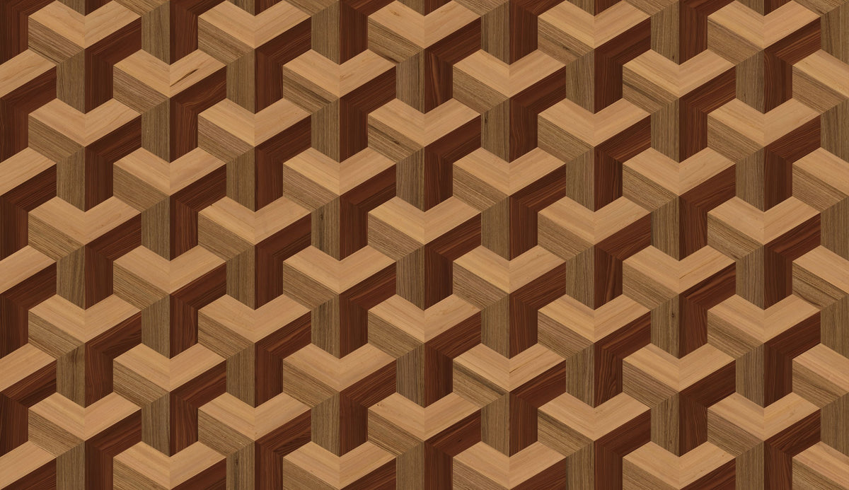 Infinity Wood Mural Wallpaper - pure wallpaper artwork