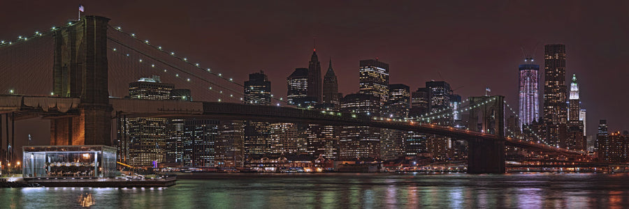Bridge City Lights Mural Wallpaper