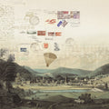 Tres Tintas STAMPS Mural Wallpaper - pure wallpaper artwork