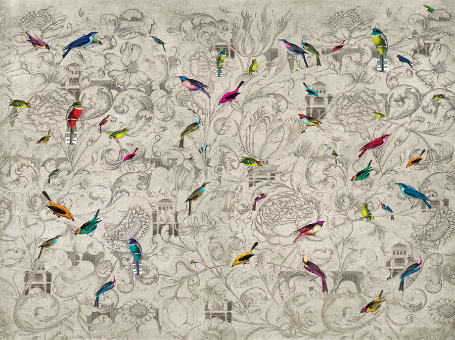 Tres Tintas MURAL KATHMANDU Mural Wallpaper