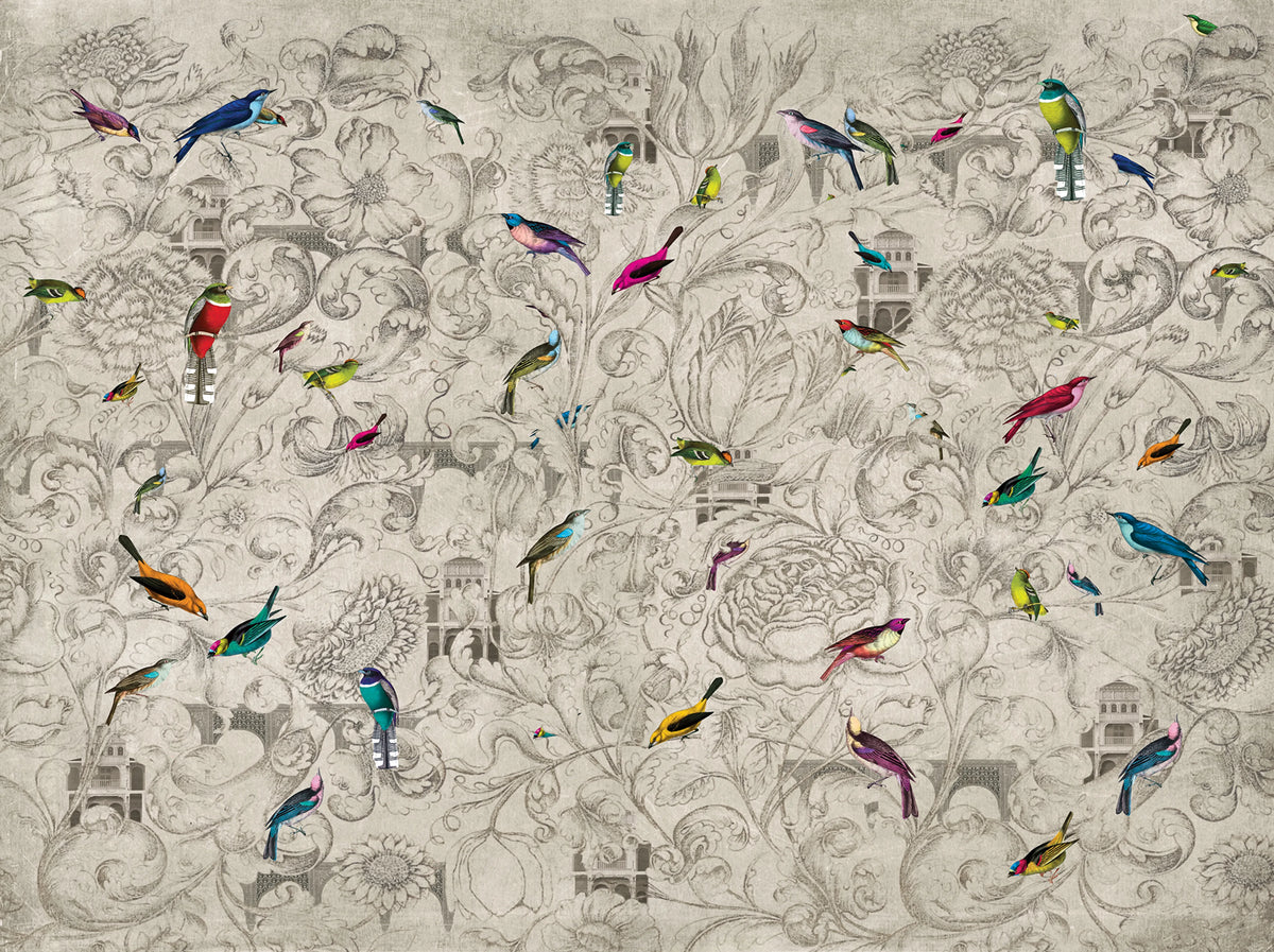 Tres Tintas MURAL KATHMANDU Mural Wallpaper - pure wallpaper artwork