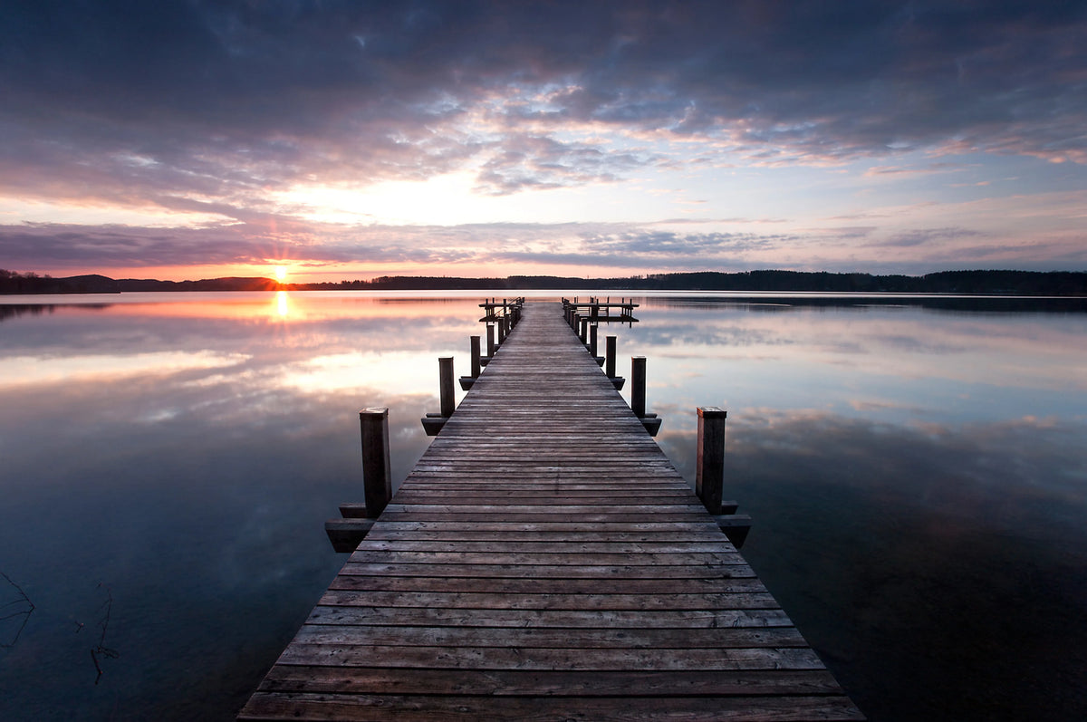 Pier Mural Wallpaper - pure wallpaper artwork