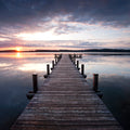 Pier Mural Wallpaper - pure wallpaper artwork