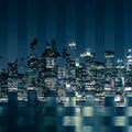 Big Apple Squares Mural Wallpaper - pure wallpaper artwork