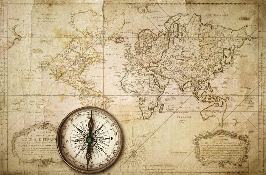 Du Globe Terres Mural Wallpaper
