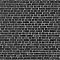 Brick Wall, Black Mural Wallpaper - pure wallpaper artwork