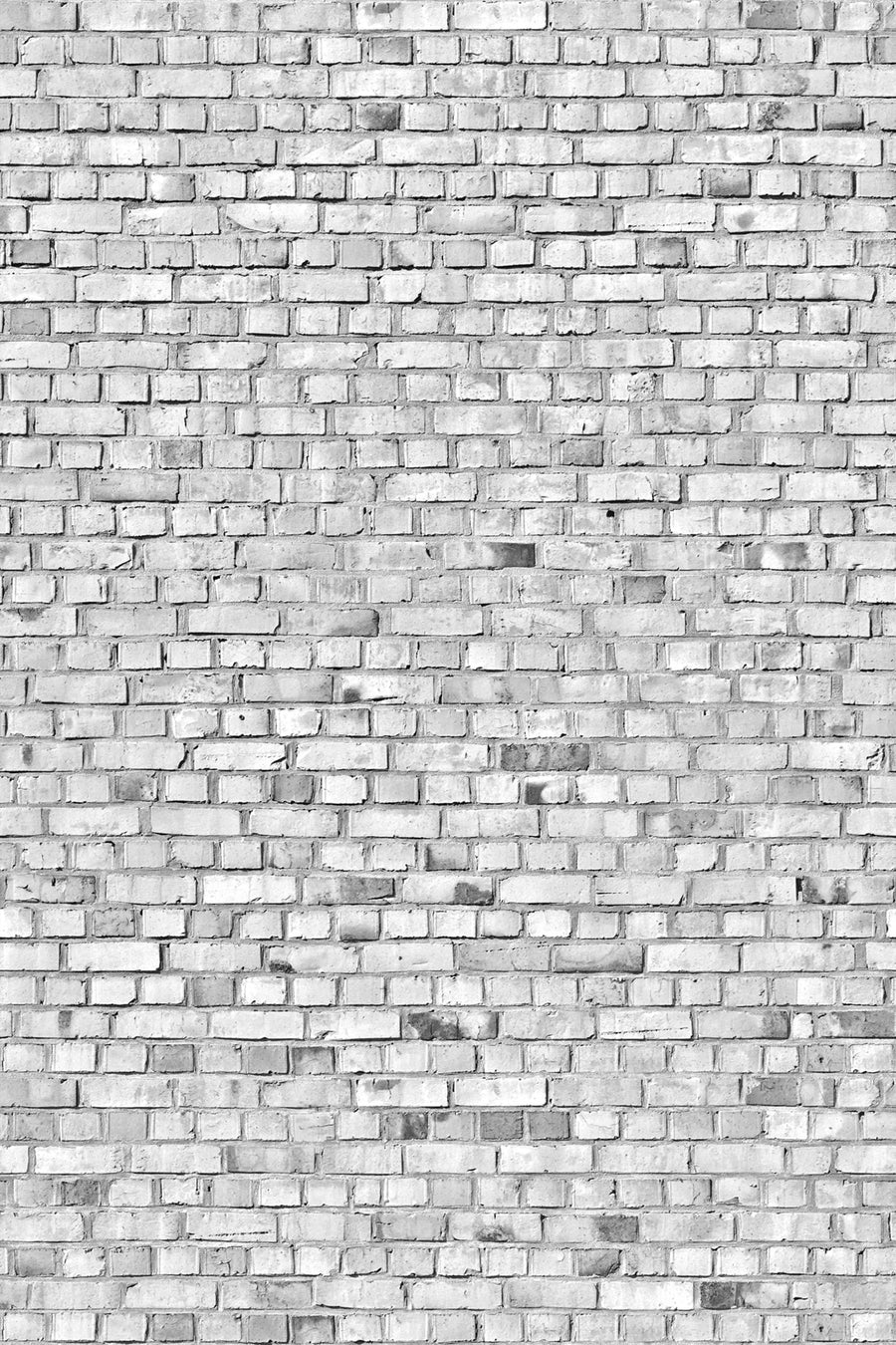 Brick Wall, White Mural Wallpaper