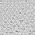 Brick Wall, White Mural Wallpaper - pure wallpaper artwork