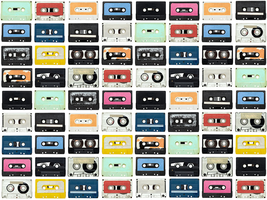 Mixed Tape Mural Wallpaper