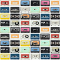 Mixed Tape Mural Wallpaper - pure wallpaper artwork