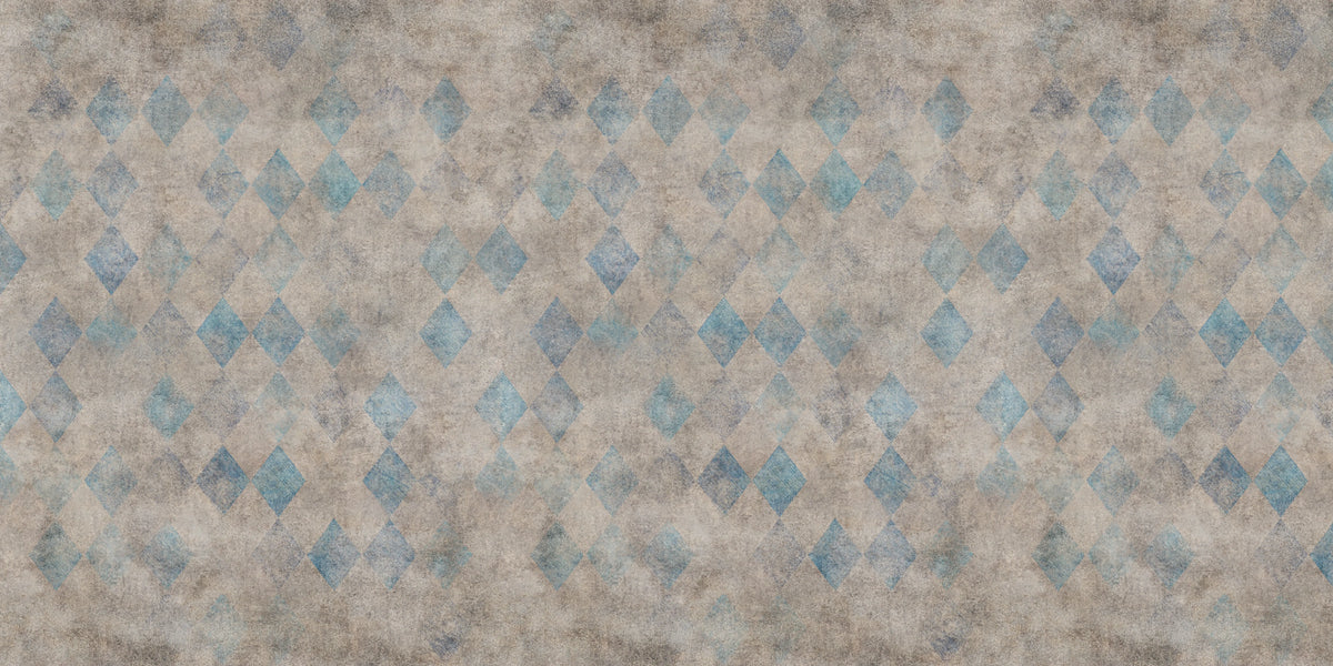 Patinated Diamonds Mural Wallpaper - pure wallpaper artwork