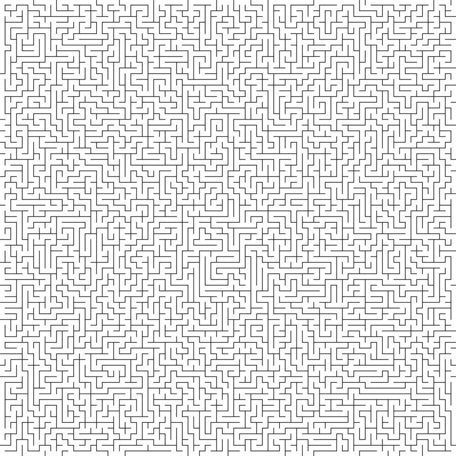 Maze Mural Wallpaper