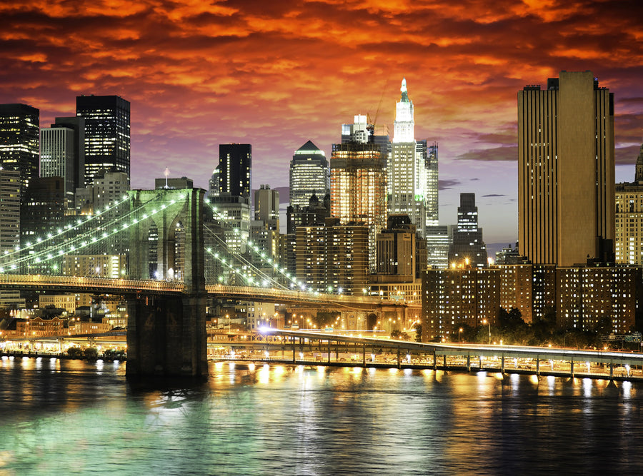 Brooklyn Bridge Mural Wallpaper