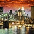 Brooklyn Bridge Mural Wallpaper - pure wallpaper artwork