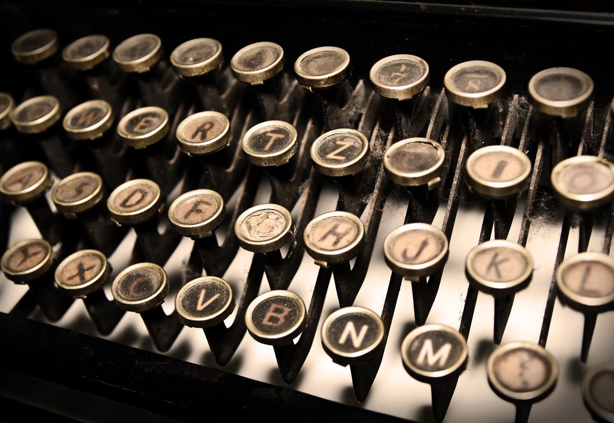 Typewriter Mural Wallpaper - pure wallpaper artwork