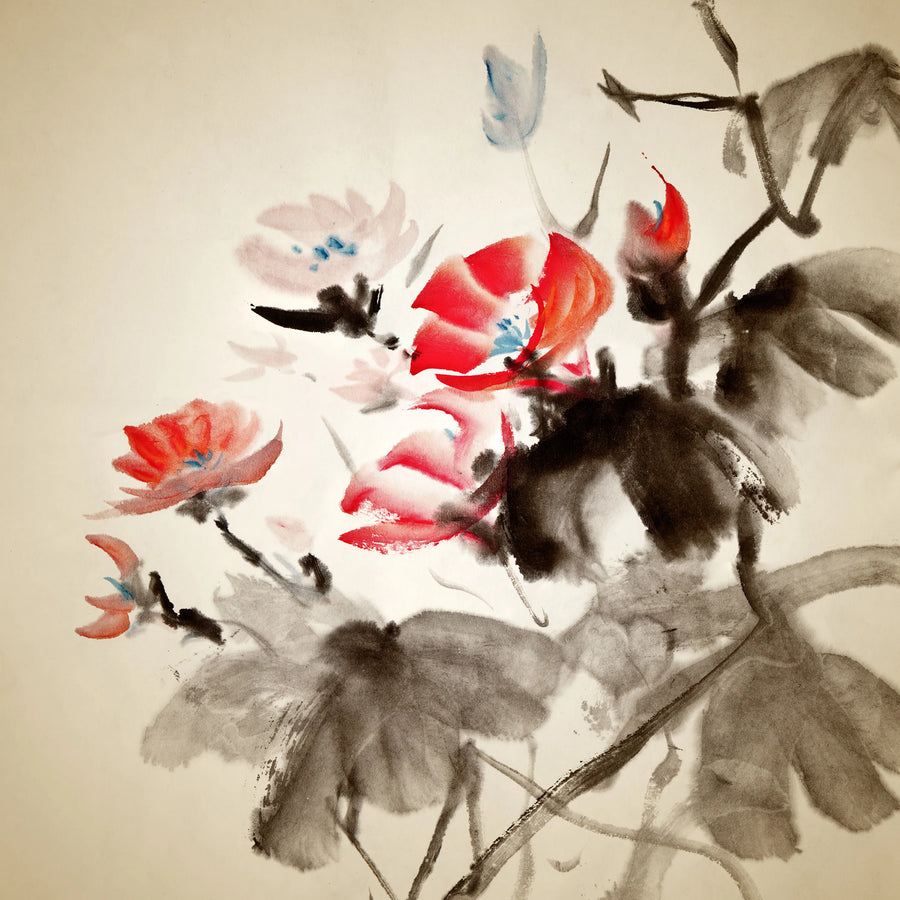 Asia in Bloom Mural Wallpaper