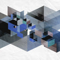 Fractal, Blue Mural Wallpaper - pure wallpaper artwork