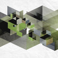 Fractal, Green Mural Wallpaper - pure wallpaper artwork