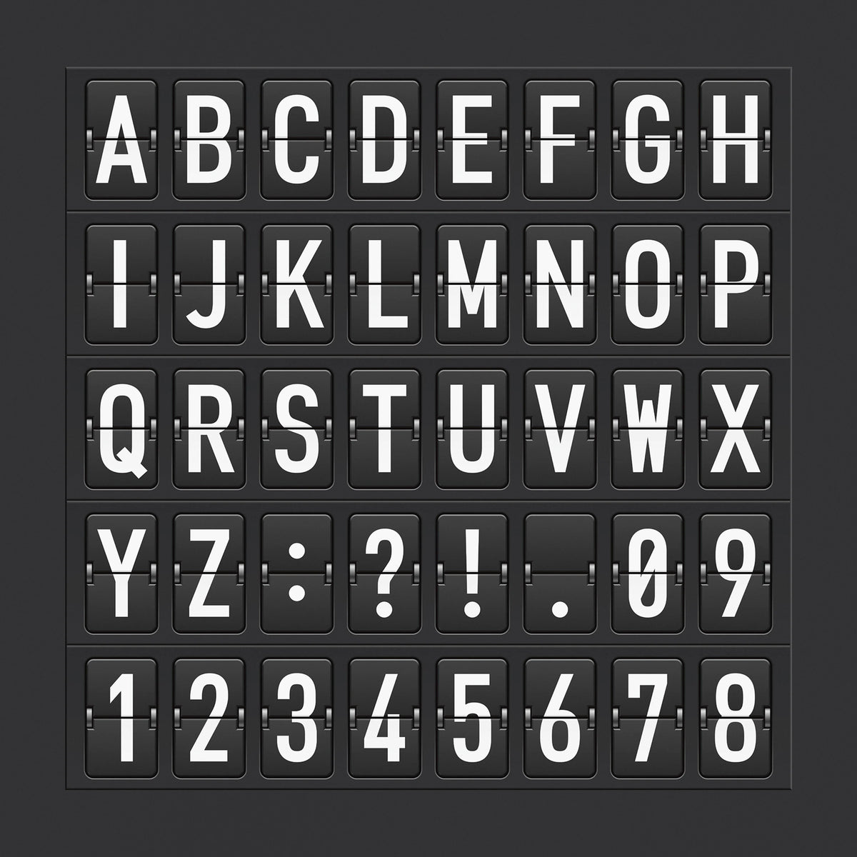 Departure Alphabet Mural Wallpaper - pure wallpaper artwork
