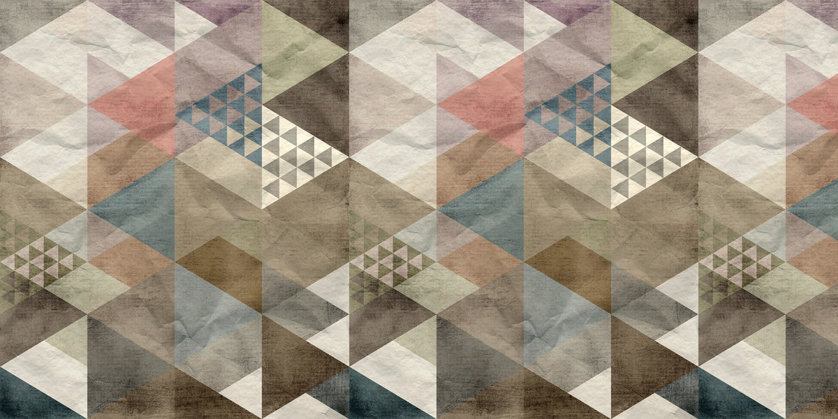 Quadrangle Mural Wallpaper - pure wallpaper artwork
