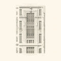 Hotel Hachette, Vintage Mural Wallpaper - pure wallpaper artwork