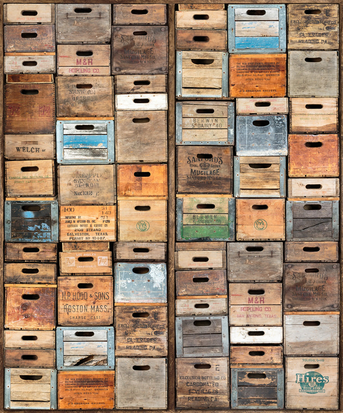 Industriel Urban Farm L.A. Mural Wallpaper - pure wallpaper artwork