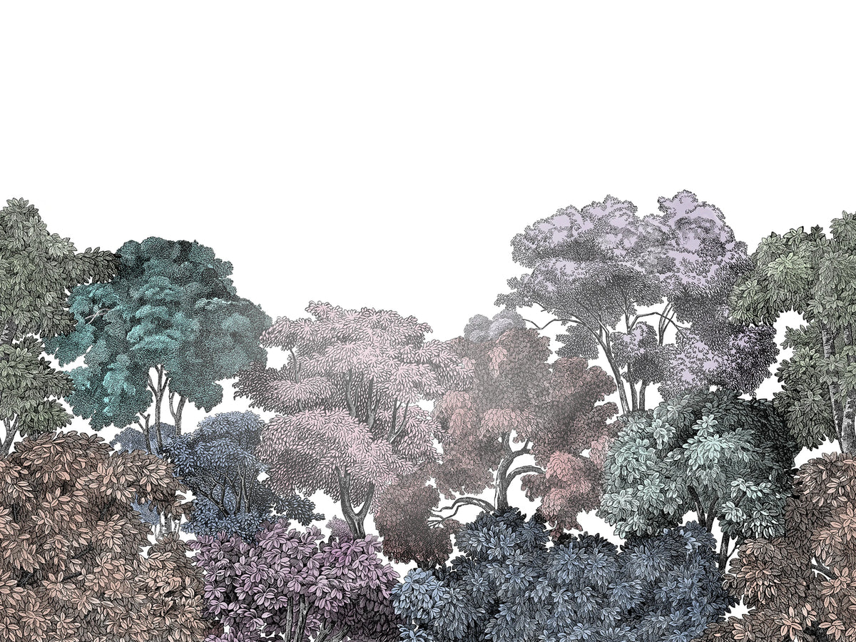 Bellewood, Rainbow Mural Wallpaper - pure wallpaper artwork