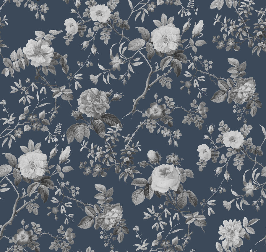 Thorn Rose, Evening Mural Wallpaper