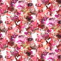 Lily Pond, Red Mural Wallpaper - pure wallpaper artwork
