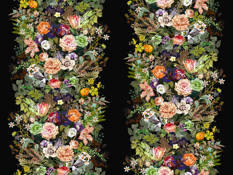 Flowerbed Mural Wallpaper