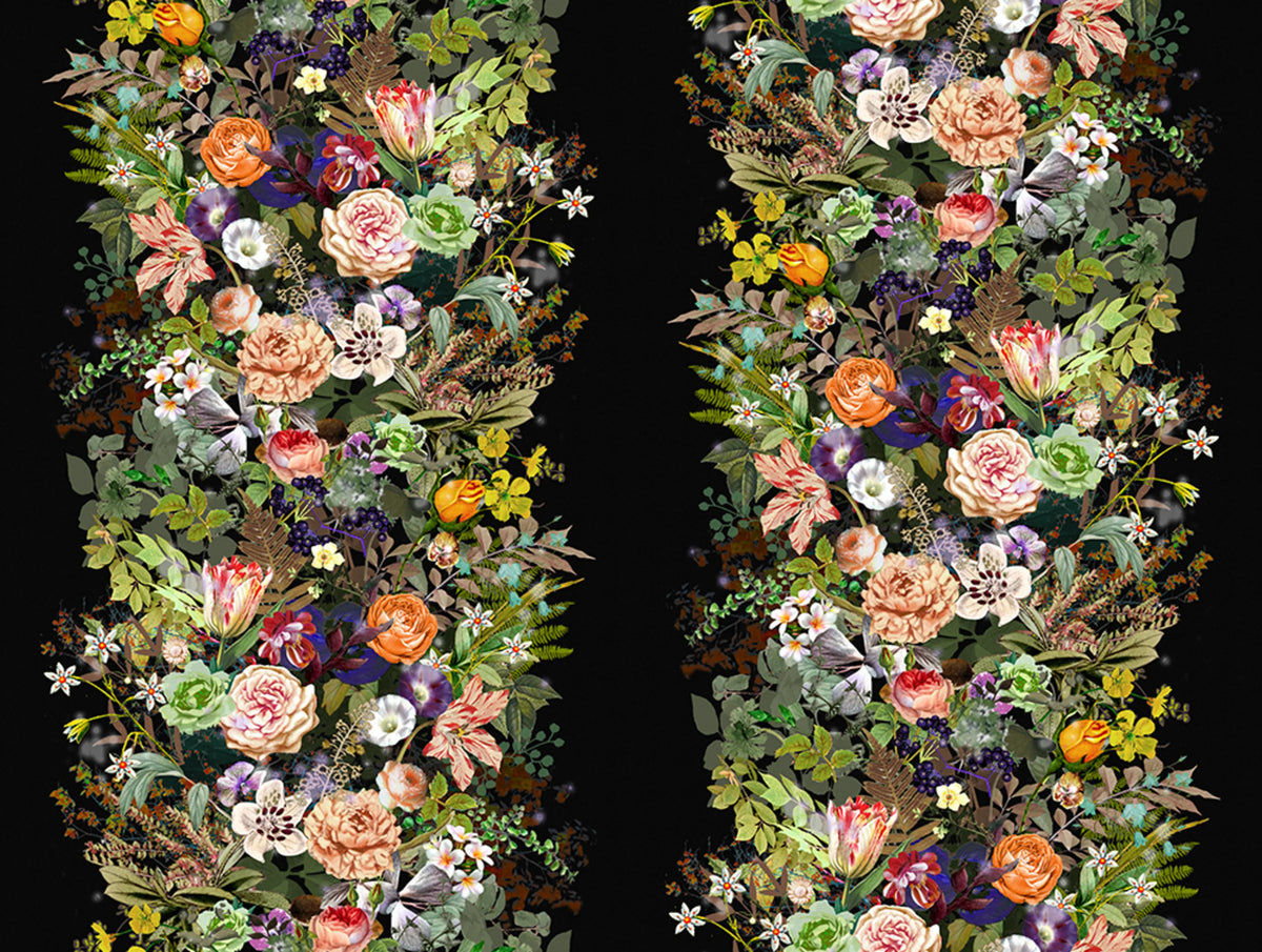 Flowerbed Mural Wallpaper - pure wallpaper artwork