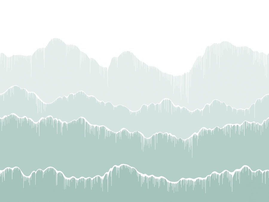 Elevation, Gradient Mural Wallpaper