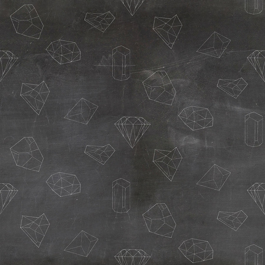 Chalkboard Mural Wallpaper