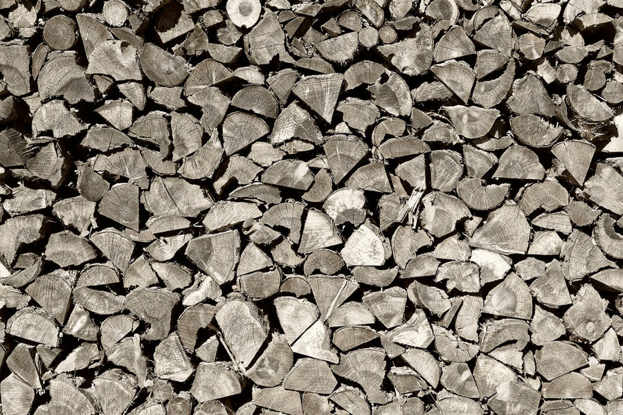 Woodpile Mural Wallpaper