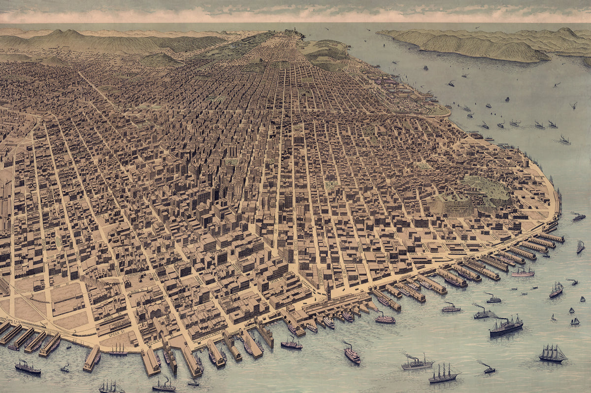 A City Rises Mural Wallpaper - pure wallpaper artwork