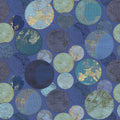 Globes Gathering, Blue Mural Wallpaper - pure wallpaper artwork