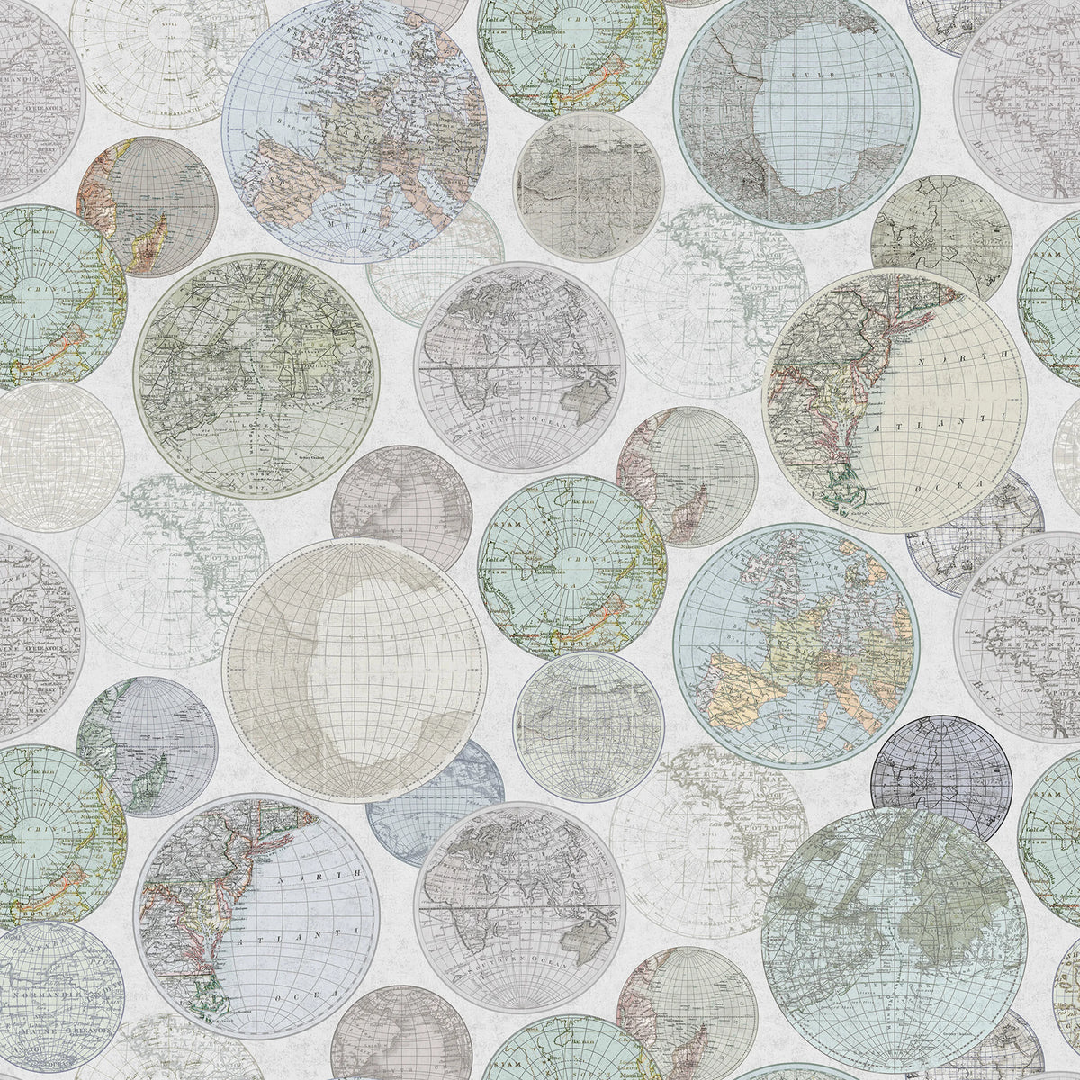 Globes Gathering, Dew Mural Wallpaper - pure wallpaper artwork