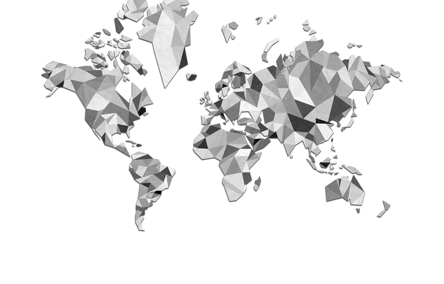 Triangle Land, Graphic Mural Wallpaper