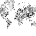 Triangle Land, Graphic Mural Wallpaper - pure wallpaper artwork