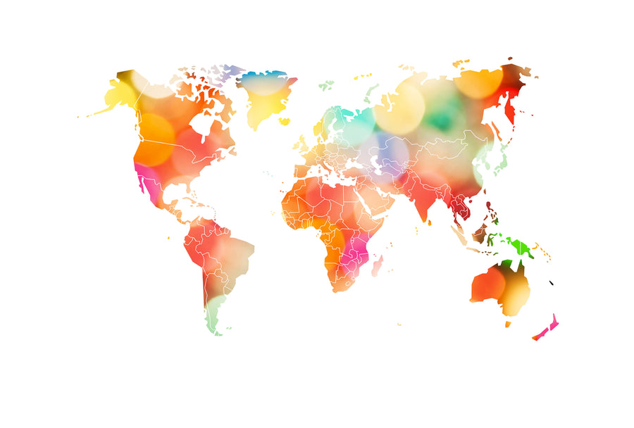 Your Own World, Confetti Mural Wallpaper